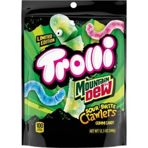 Trolli Mountain Dew – Sour Brite Crawlers Gummy Candy