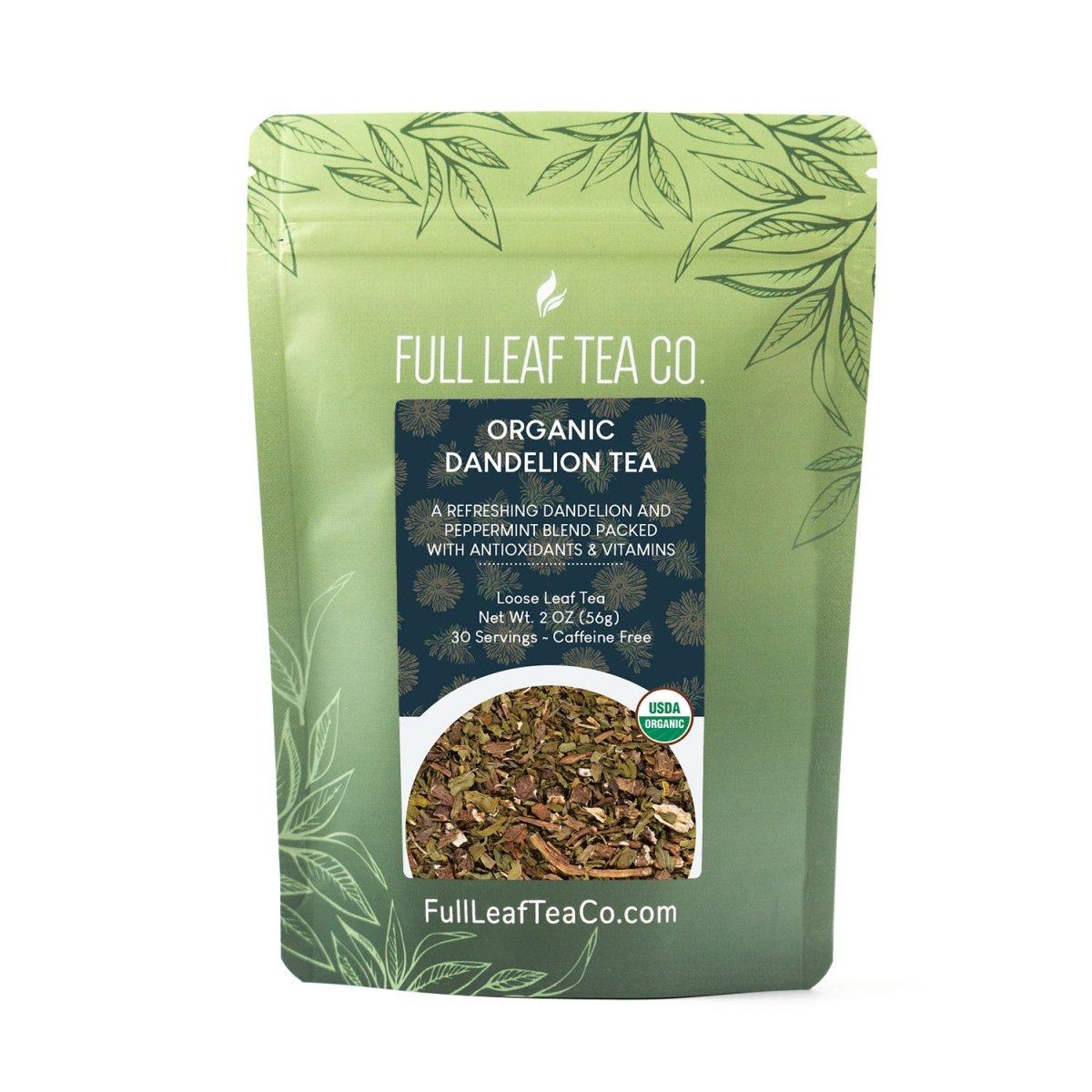 Organic Dandelion Tea Retail Bags – Case of 6