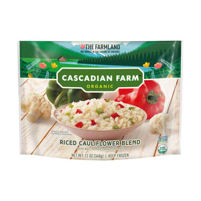 Cascadian Farm – Riced Cauliflower Blend, 12oz | Pack of 12