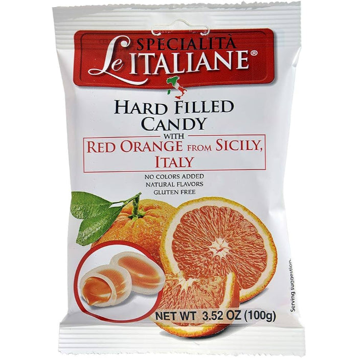 Le Specialità Italiane – Red Orange Candy, 3.52 Oz – Pack of 12
