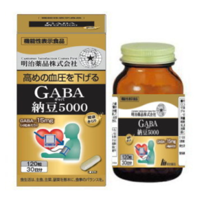 Special Sale! Kenko Kirari GABA Natto 5000 – 120 Capsules (4 capsules daily) Made in JAPAN – Meiji Yakuhin