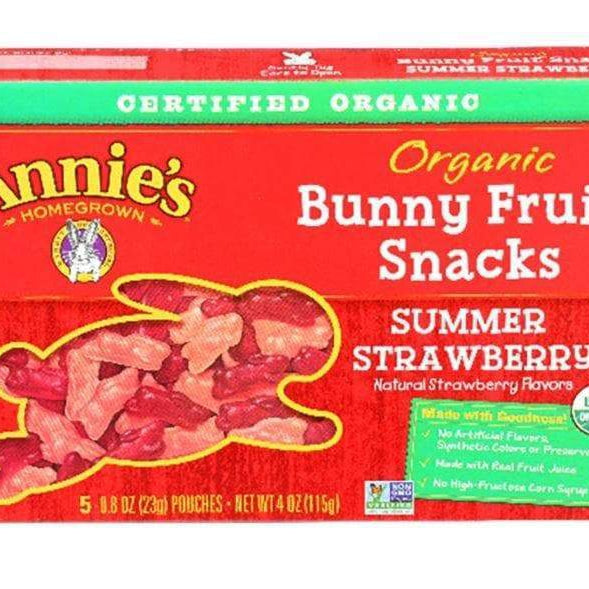 Annie’s Homegrown – Organic Summer Strawberry Fruit Snacks, 4oz