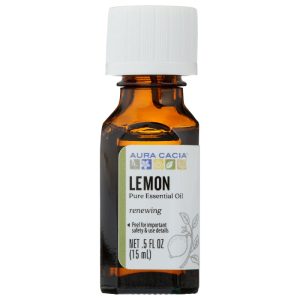 Aura Cacia – Essential Oil Lemon, 0.5 oz (Pack of 1)