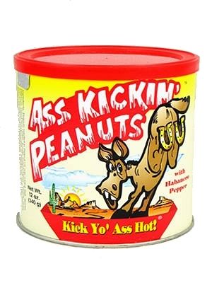 Ass Kickin Peanuts, 12oz.
