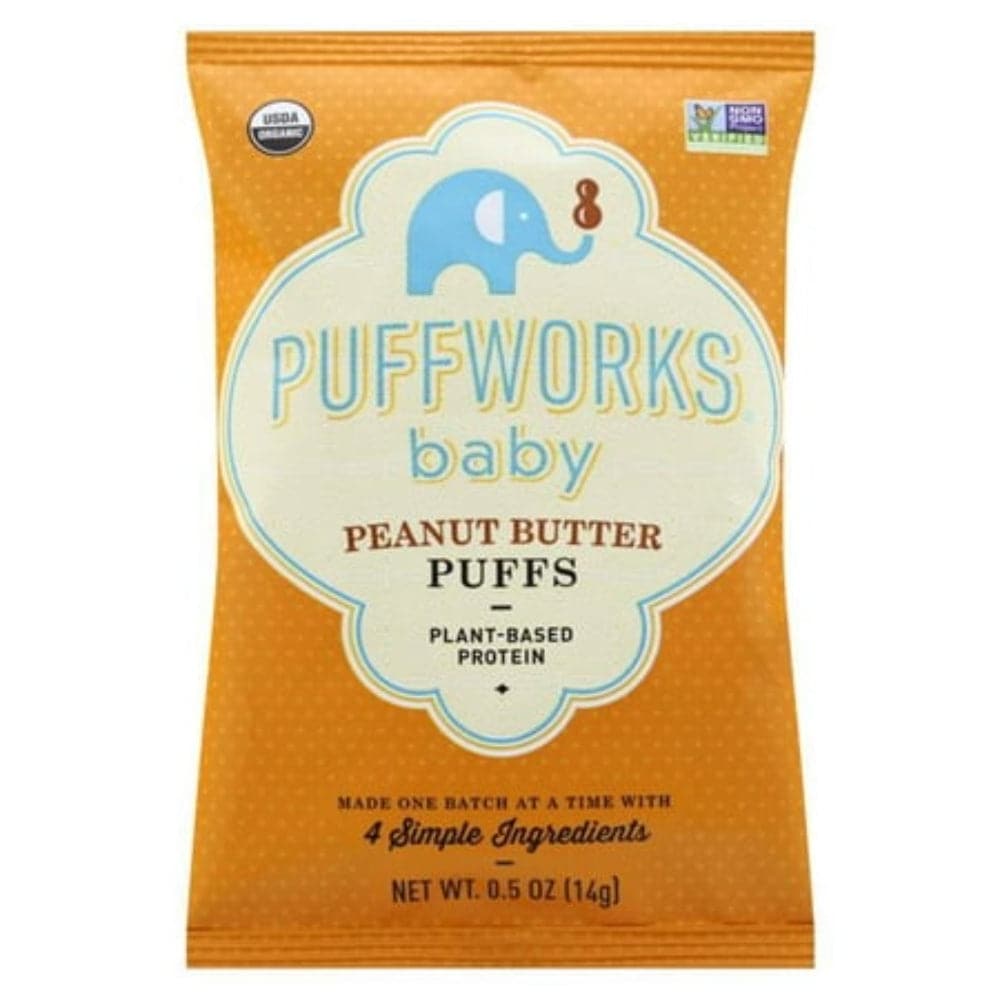 PUFFWORKS – Organic Peanut Butter Puffs – 0.5oz