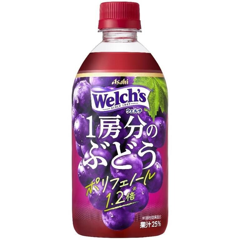 Asahi, Welch’s, Grape Juice, 25%, 470ml