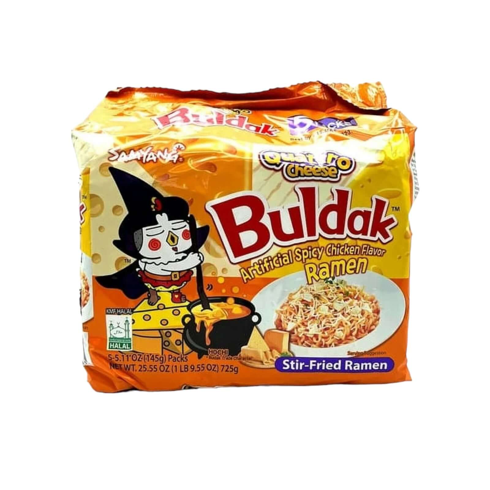 Samyang Buldak Quattro Cheese Artificial Spicy Chicken Flavor Stir-Fri