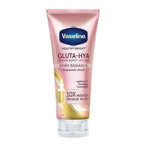 Vaseline – Gluta – HYA Serum Burst Lotion – DEWEY RADIANCE 330 ml ( Pink )