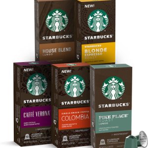 Starbucks by Nespresso Best Seller Variety Pack packaging may vary, Original, 50 Count