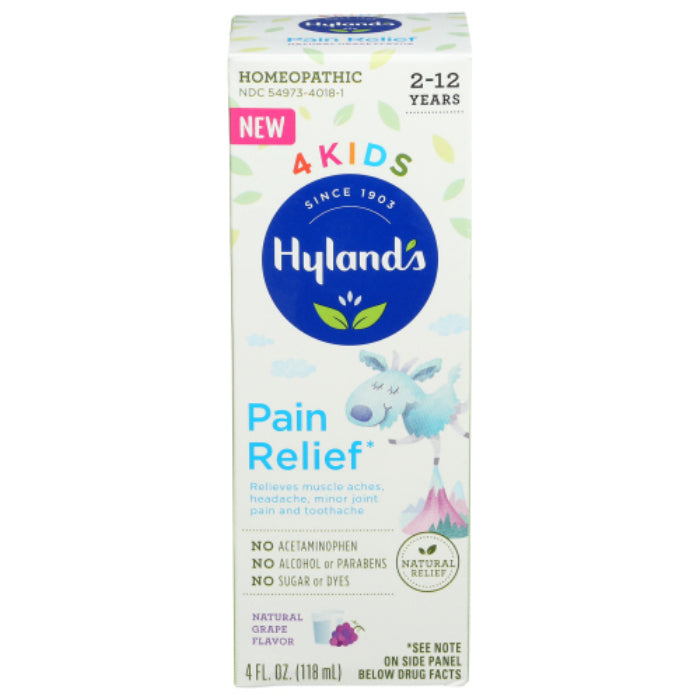 Hyland – Kids Pain Relief Grape 4 Fo – Pack Of 1