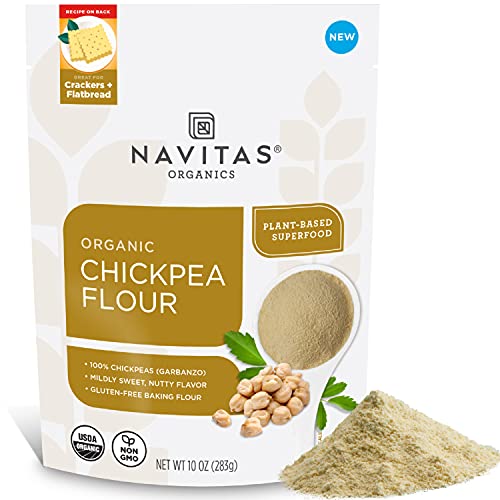 NAVITAS FLOUR CHICKPEA ORG 10 OZ – Pack of 6