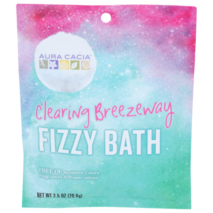 Aura Cacia – Bath Fizz Clearing Breeze, 2.5 OZ – Pack of 6