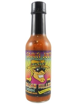 Tahiti Joe’s Bajan Killer XXX Mustard & Ginger Hot Pepper Sauce, 5oz.