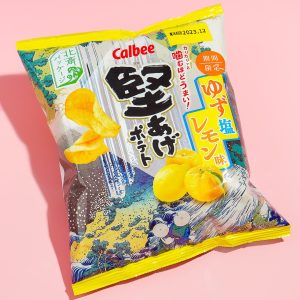 Calbee Kataage Potato Chips – Salt Yuzu Lemon