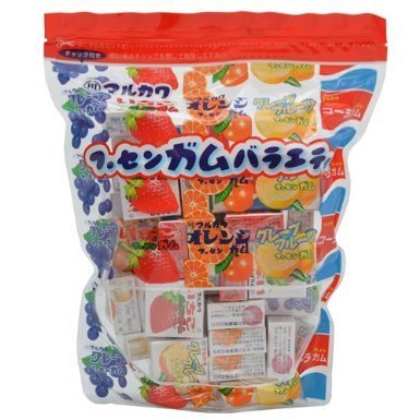 Marukawa “5 Flavors Fruits Chewing Gum”, 50 mini boxes in 1 bag
