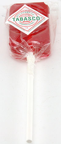 Tabasco Cinnamon Flavored Lollipop