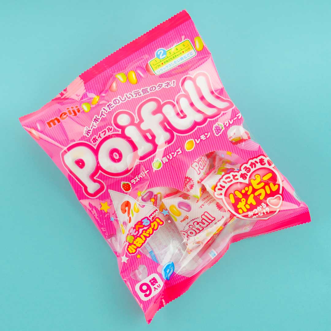 Meiji Poifull Mix Fruit Gummy Candy Multi-Pack – 9 pcs