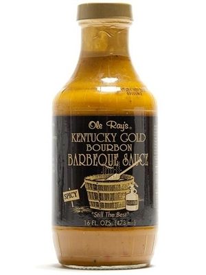 Ole Ray’s Kentucky Gold Bourbon BBQ Sauce, 16oz.
