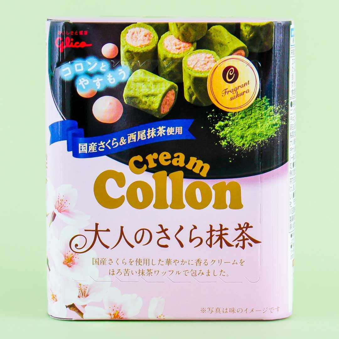 Glico Collon Biscuit Roll – Sakura & Matcha