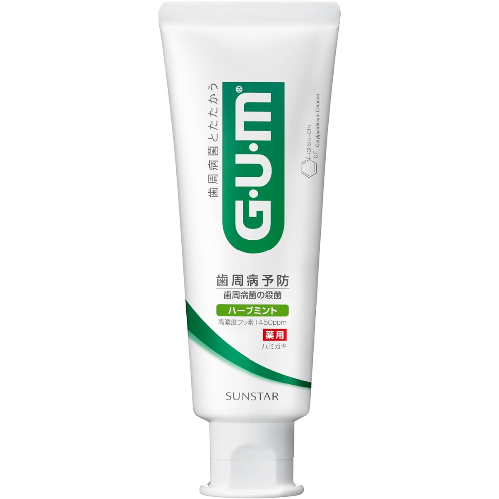 GUM Dental Toothpaste 120g High Fluoride Plaque & Gum Care – Made in JAPAN – Tokyo Sakura Mall