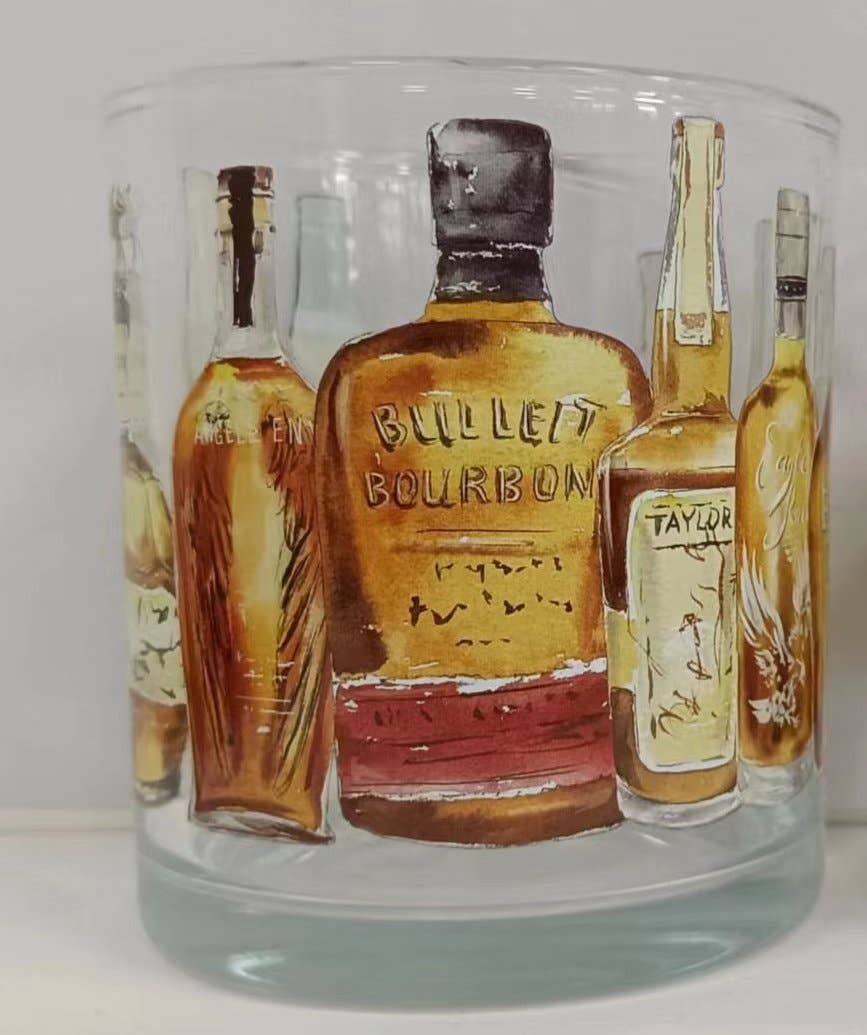 Barrel Down South – Bourbon Bottle Wrapped Rocks Glass