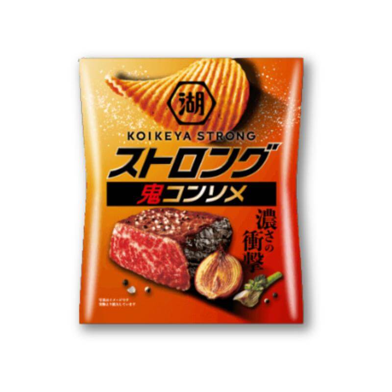 Koikeya STRONG Potato Chips – Demon Consommé