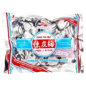 Chan Pui Mui – Preserved Plum – Traditional Fruit Candy – 10.5 OZ