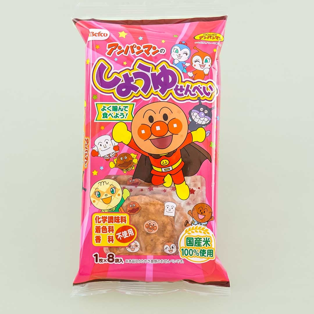 Anpanman Rice Crackers – Soy Sauce