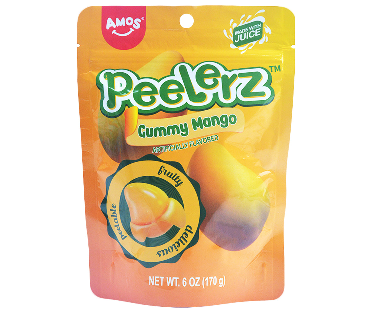 Amos Peelerz Peeling Gummies – Mango – 6oz