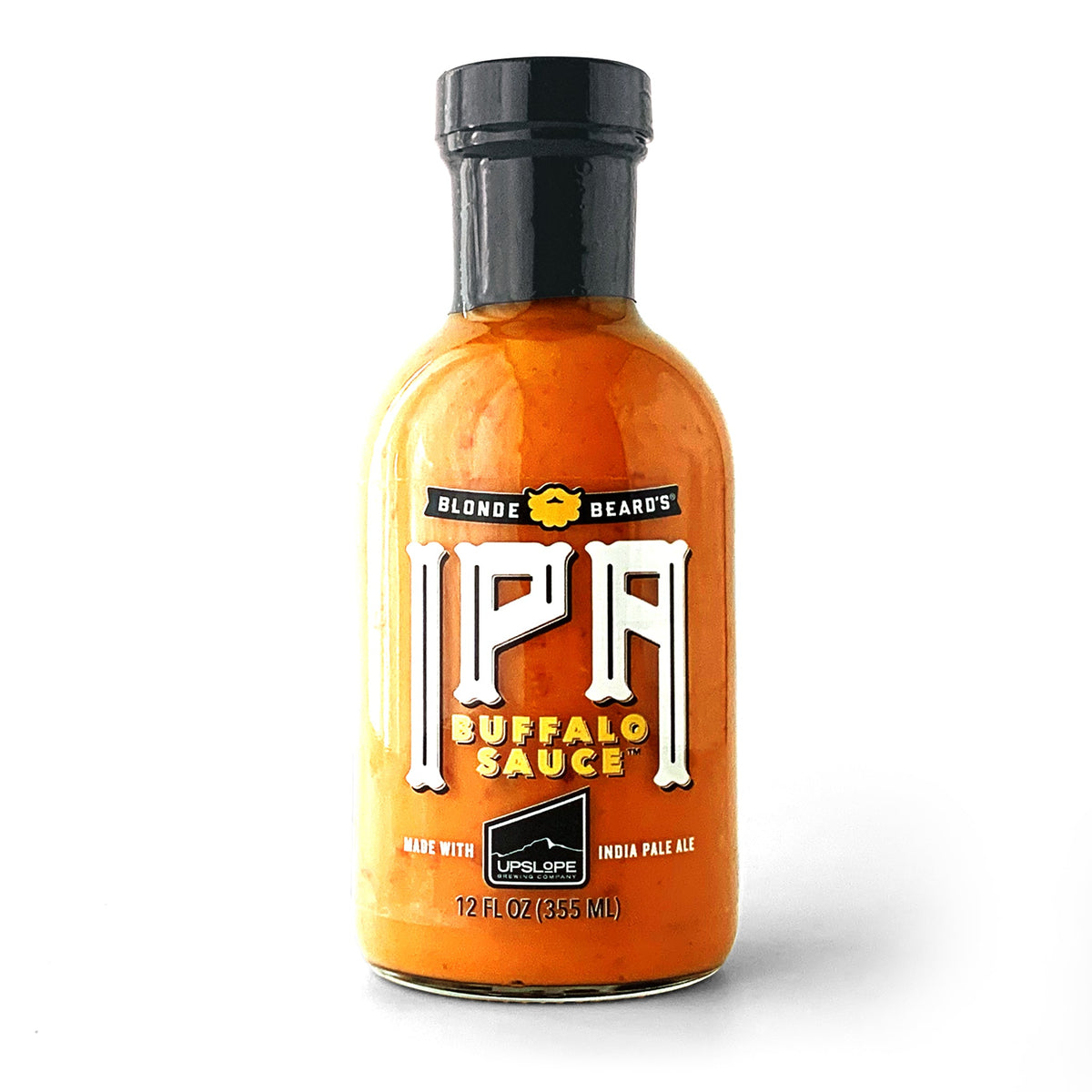 Blonde Beard’s IPA Buffalo Sauce bottle – 12 bottles x 12 oz case