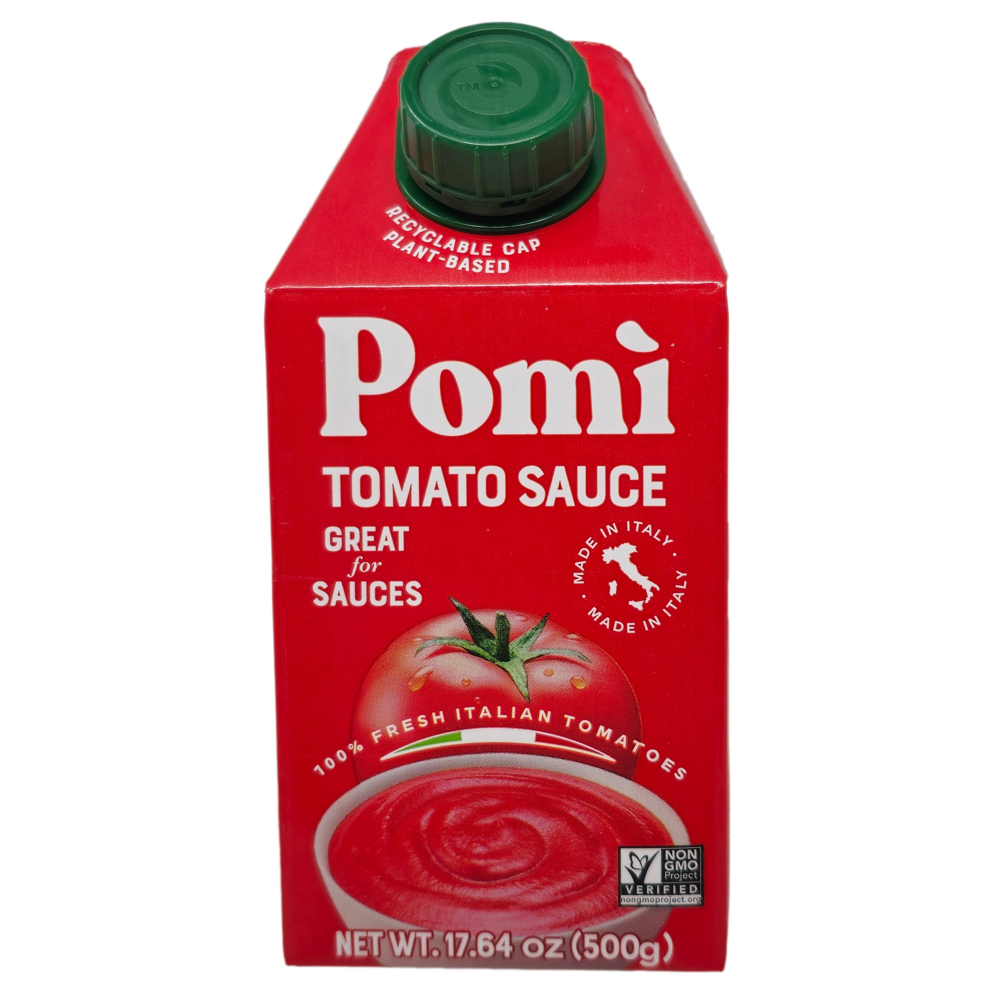 Pomi No Salt Added Tomato Sauce.