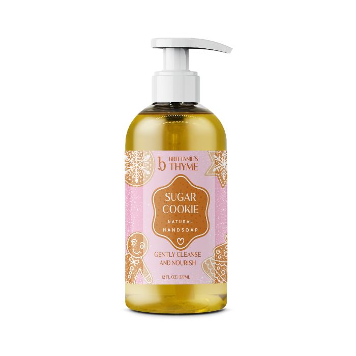 Brittanies Thyme – Olive Oil Sugar Cookie Hand Soap, 12 Oz (Pack Of 6)