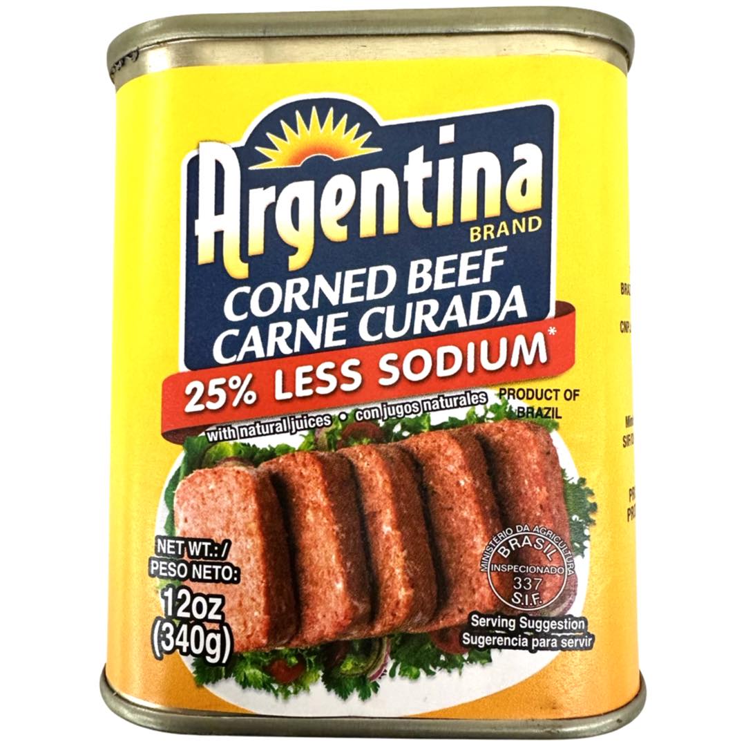 Argentina – Corned Beef with Natural Juices – Carne Curada – 25% Less Sodium – 12 OZ