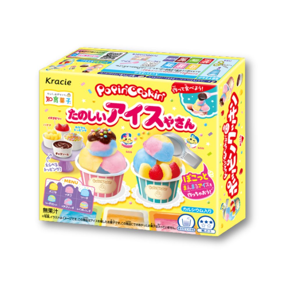 Popin’ Cookin’ Happy Ice Cream Shop DIY Candy Kit