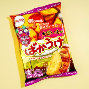 Befco Kuriyama Bakauke Rice Crackers – Candied Sweet Potato
