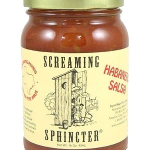 Screaming Sphincter Habanero Salsa, 16oz.