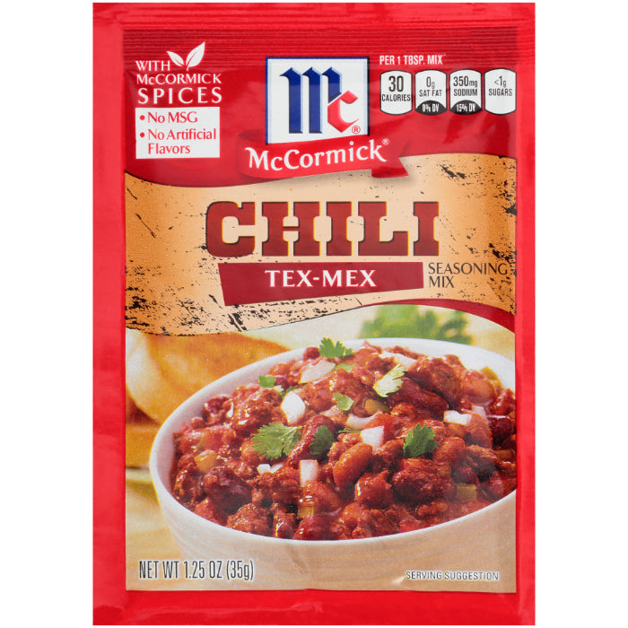 McCormick – Seasoning Chili Tex Mex, 1.25 oz – Pack of 12