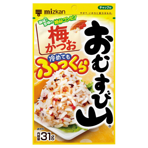 Mizkan “Omusubiyama, Ume Katsuo”, Umeboshi & Bonito, 31g