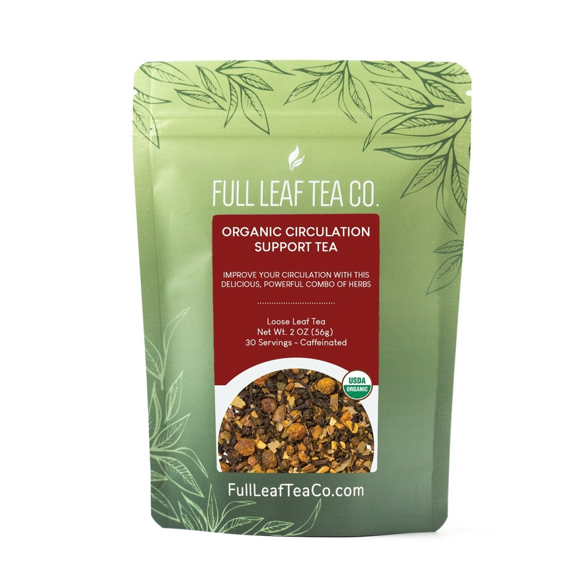 Organic Circulation Support Tea – Case of 6
