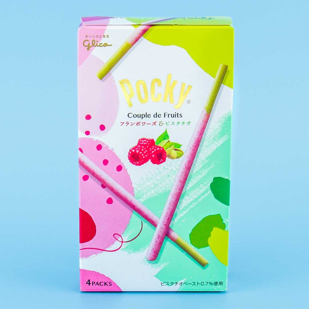 Pocky Biscuit Sticks – Couple De Fruits Framboise & Pistachio