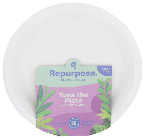 Repurpose Plates 9in Everyday 20pc – Pack Of 12