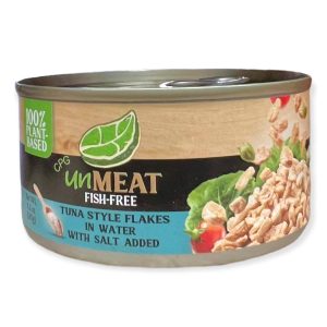 Unmeat – Fish-Free Tuna Flakes in Water with Salt Added – 180 G