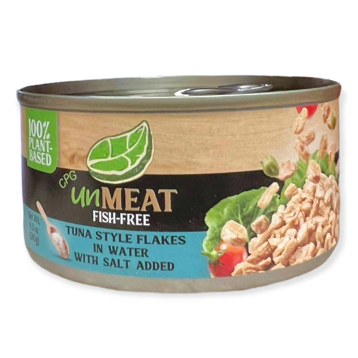 Unmeat – Fish-Free Tuna Flakes in Water with Salt Added – 180 G