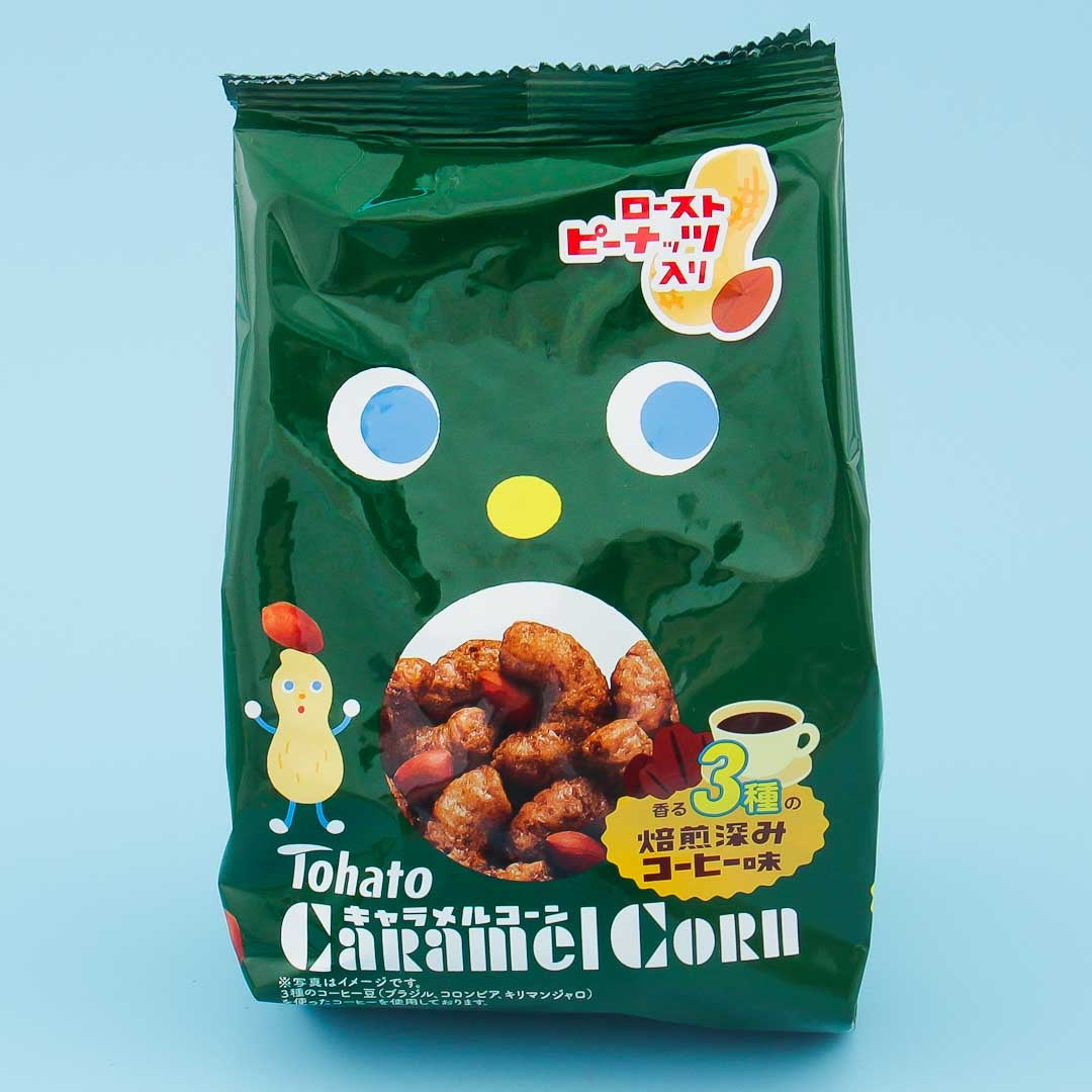 Tohato Caramel Corn – 3 Coffee Blends & Roasted Peanuts