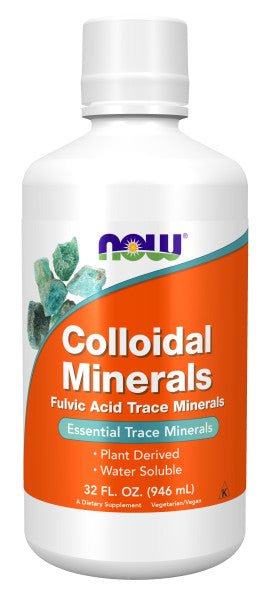 Colloidal Minerals – Essential Trace Minerals, Plant Derived, Unflavored