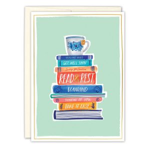 Biely & Shoaf – Book Stack Get Well Card