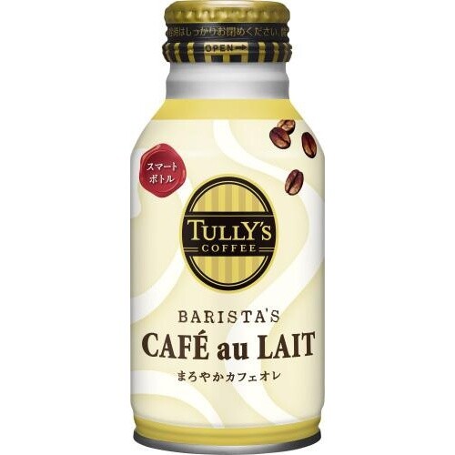 Tullys’ Barista’s Cafe au Lait, Canned Coffee, 220ml in Alu Can x 24 cans