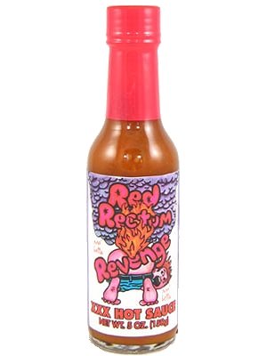 Red Rectum Revenge Hot Sauce, 5oz.