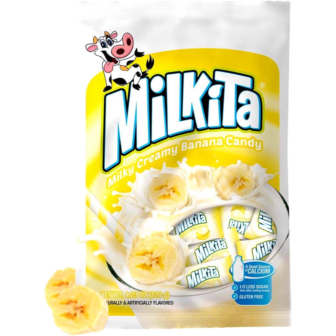 Milkita – Milky Creamy Banana Candy – 30 Pieces – 120 G