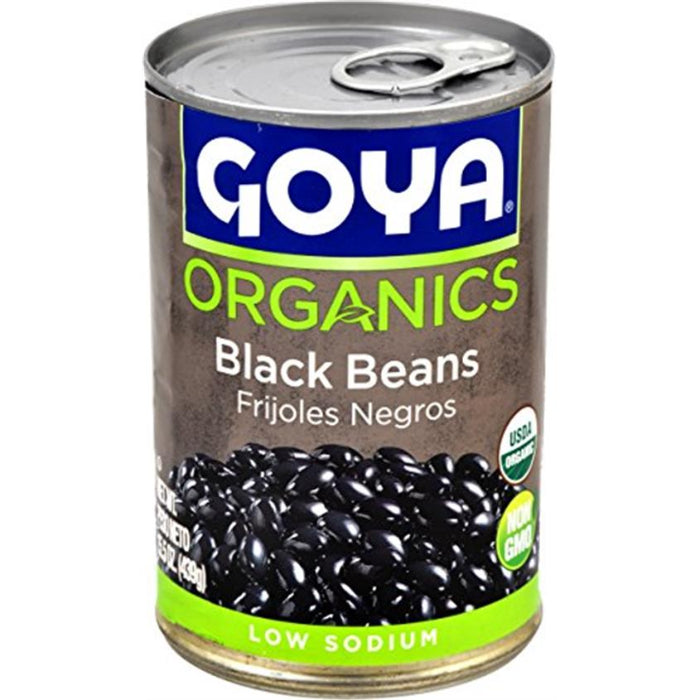 Goya – Organic Black Beans, 15.5 Oz (Pack of 24)